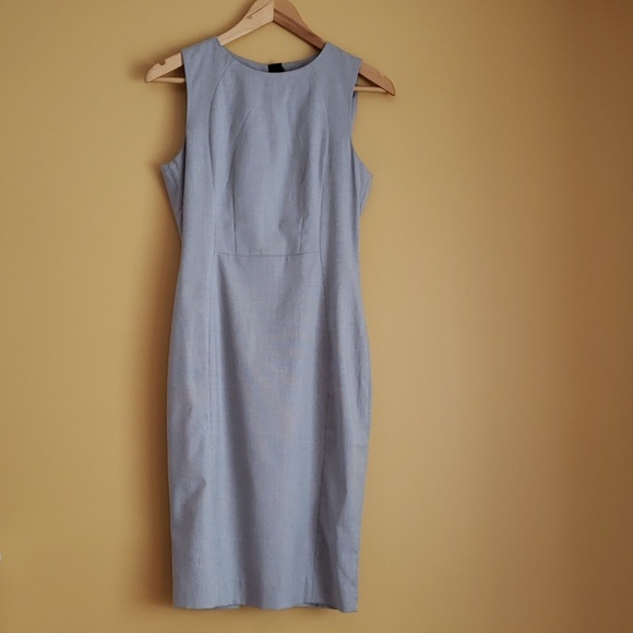 Modern Grey Shift Dress - Picture 2 of 7